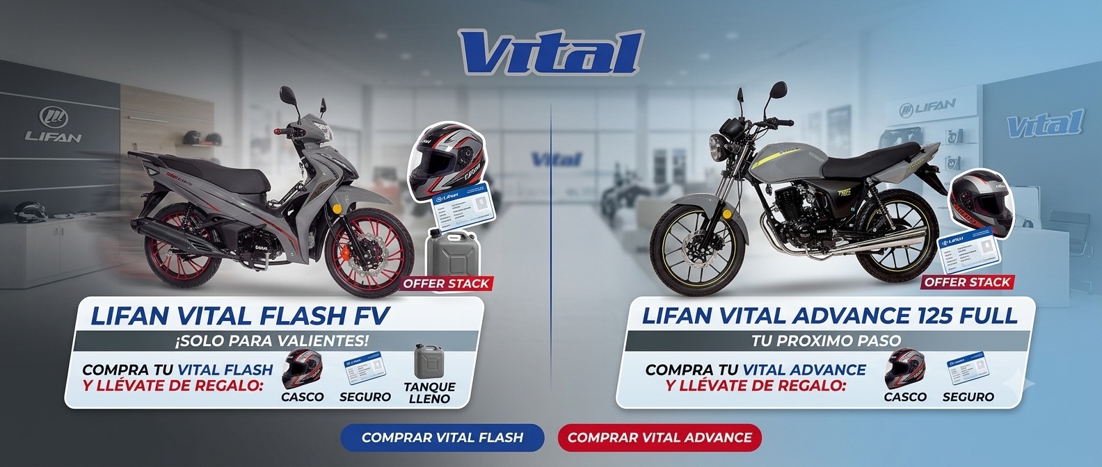 Vital — Domina la ciudad con estilo y rendimiento.
